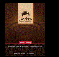 Javita インスタントコーヒー(24本入)(Burn&Control)